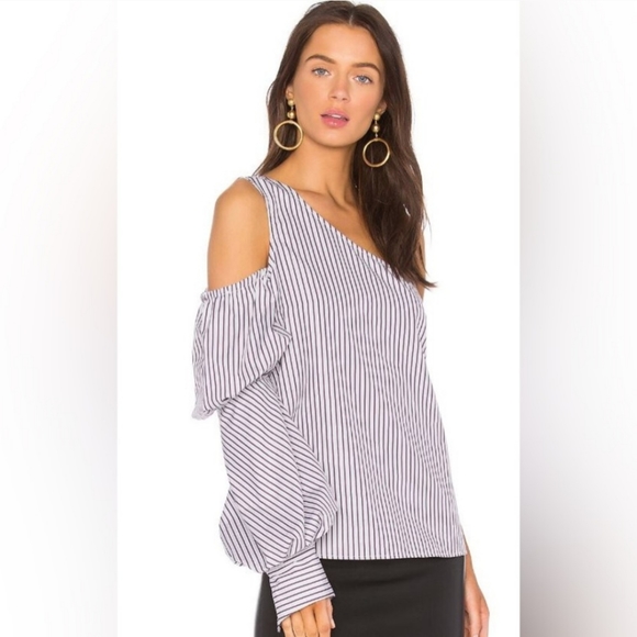 Petersyn Lara One Shoulder Top - Empire color - Size Small - NWT - Picture 2 of 9